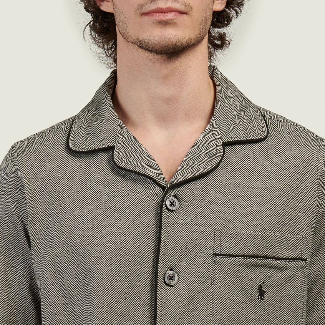 Polo Ralph Lauren Мужская пижама Herringbone Lounge L/S Pyjama Set