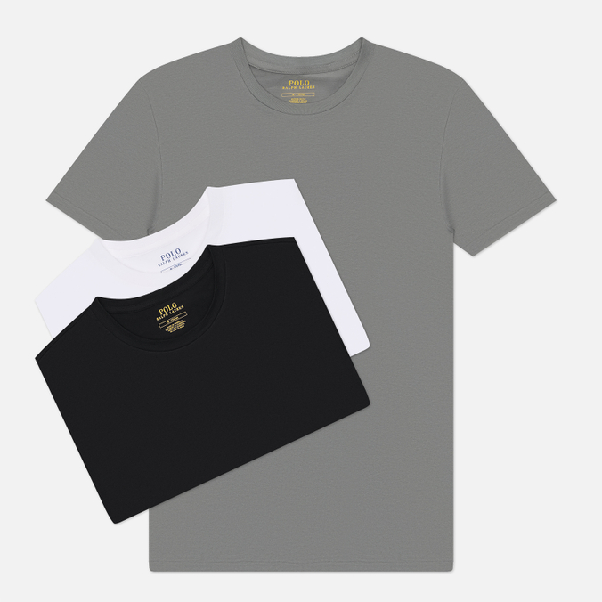 Комплект мужских футболок Polo Ralph Lauren Stretch Cotton Crew Neck 3-Pack