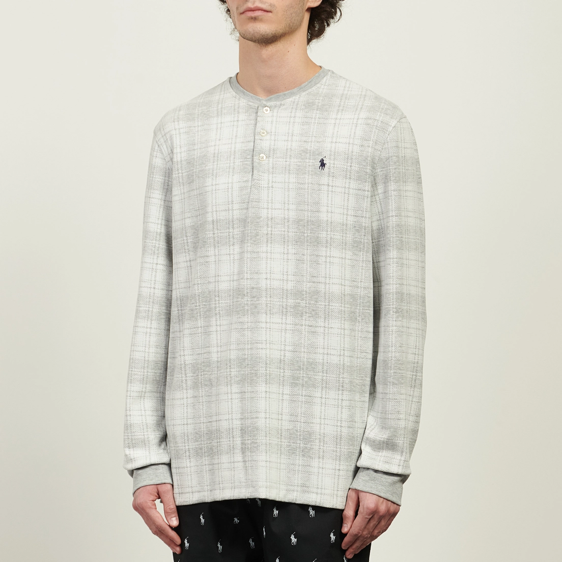 Polo Ralph Lauren Мужской лонгслив Supersoft Sleep Henley