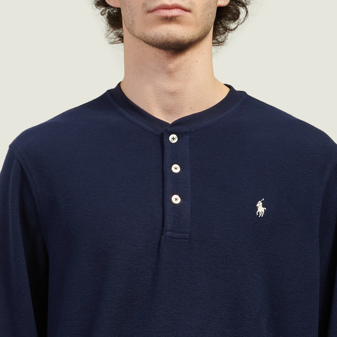 Polo Ralph Lauren Мужской лонгслив Supersoft Sleep Henley
