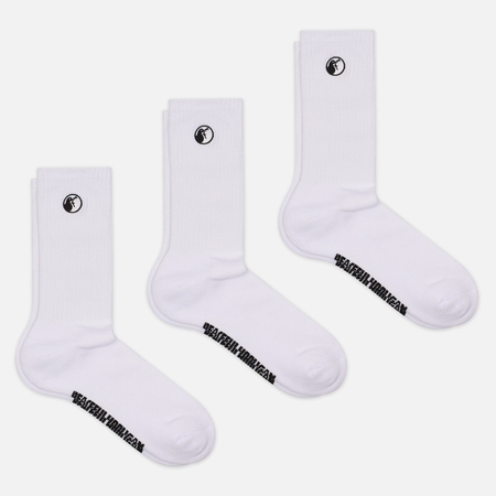   Brandshop Комплект носков Peaceful Hooligan Dove 3-Pack, цвет белый, размер 40-46 EU