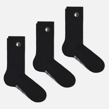  Комплект носков Peaceful Hooligan Dove 3-Pack, цвет чёрный, размер 40-46 EU