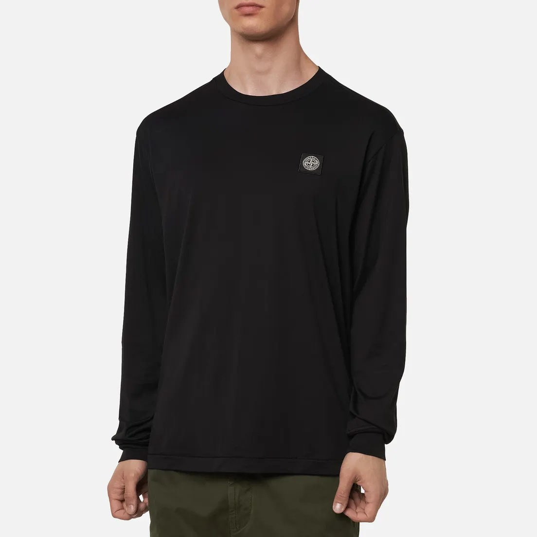 Stone Island Мужской лонгслив Patch Program Crew Neck
