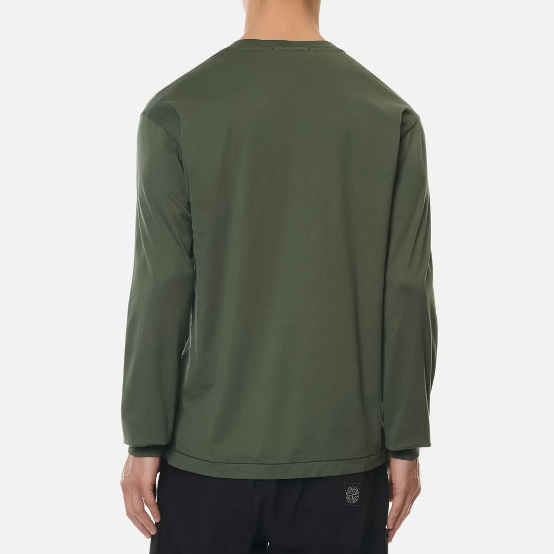 Stone Island Мужской лонгслив Patch Program Crew Neck