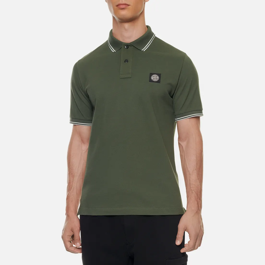 Stone Island Мужское поло Patch Program Slim Fit