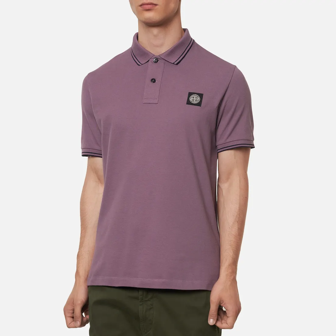 Stone Island Мужское поло Patch Program Slim Fit