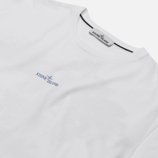 Мужская футболка Stone Island Paint Stroke 2 White