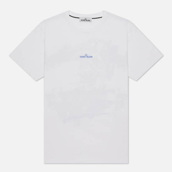 Мужская футболка Stone Island Paint Stroke 2 White