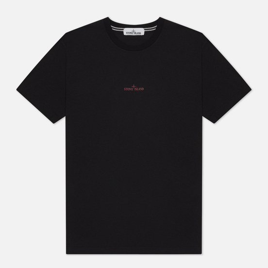 Мужская футболка Stone Island Paint Stroke 2 Black