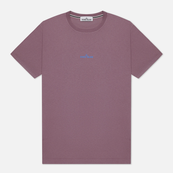 Мужская футболка Stone Island Paint Stroke 2 Magenta