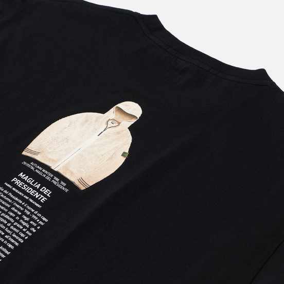 Мужская футболка Stone Island Archivio Project Raso Gommata Black