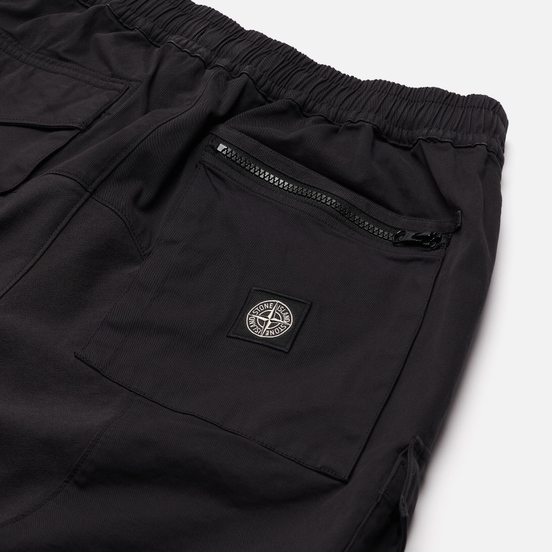 Мужские брюки Stone Island Cargo Stretch Cotton Gabardine Antracite
