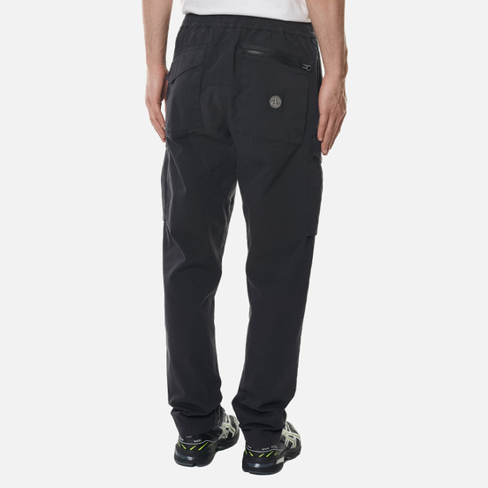 Мужские брюки Stone Island Cargo Stretch Cotton Gabardine Antracite