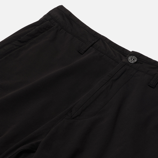 Мужские брюки Stone Island Cargo Stretch Gabardine Regular Tapered Fit Black
