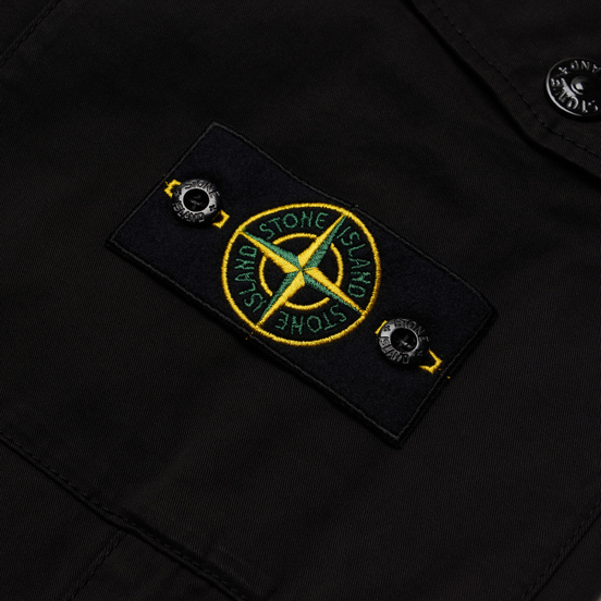 Мужские брюки Stone Island Cargo Stretch Gabardine Regular Tapered Fit Black