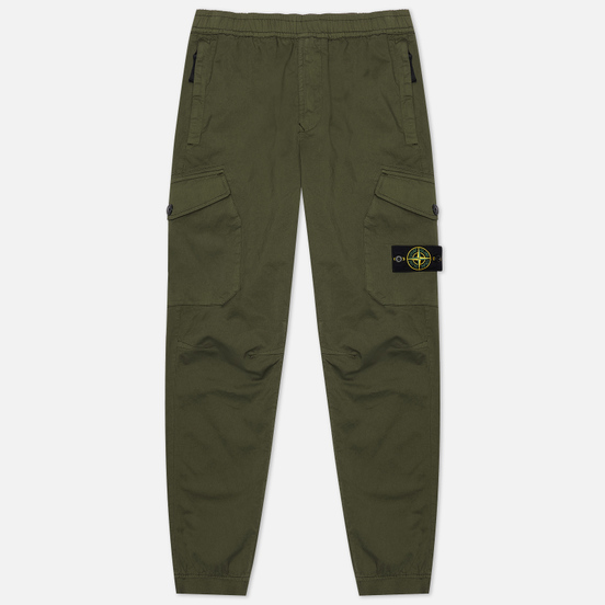 Мужские брюки Stone Island Cargo Jogging Regular Tapered Fit Moss