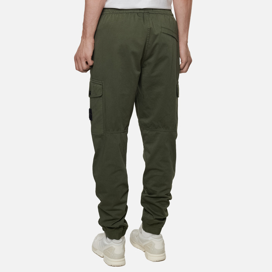 Мужские брюки Stone Island Cargo Jogging Regular Tapered Fit Moss