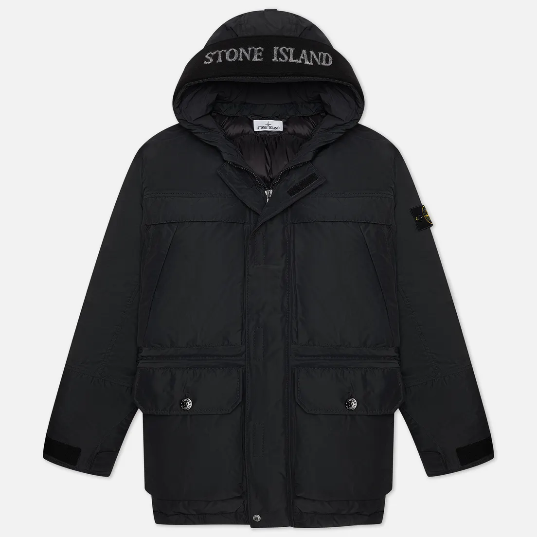 Stone Island Мужская куртка парка Micro Military Specification Reps Down