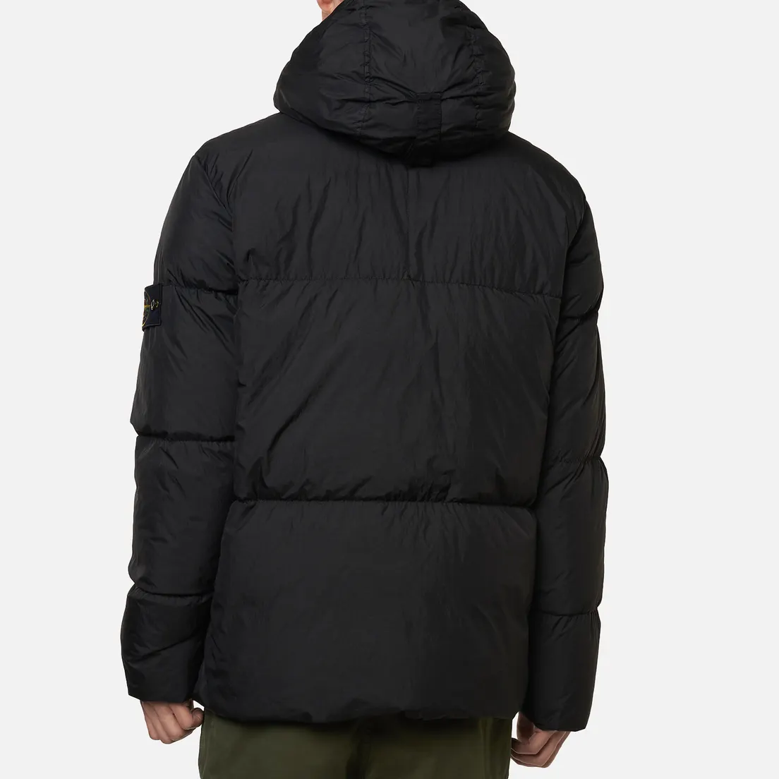 Stone Island Мужской пуховик Crinkle Reps Garment Dyed