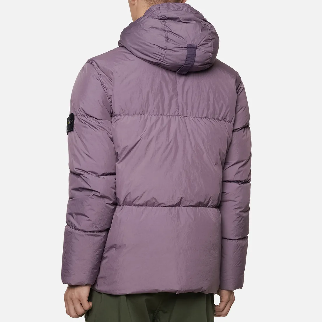 Stone Island Мужской пуховик Crinkle Reps Garment Dyed