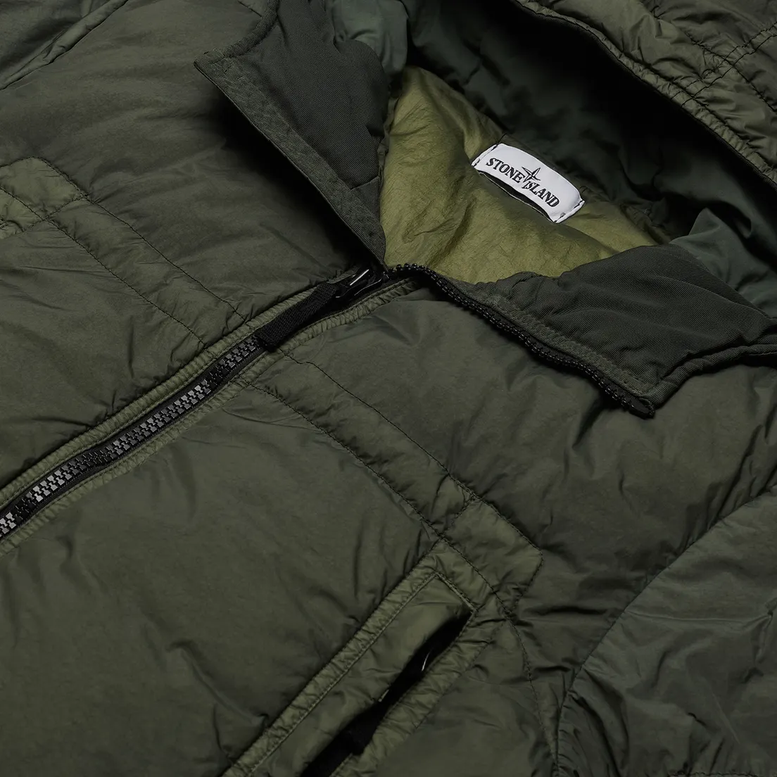 Stone Island Мужской пуховик Crinkle Reps Garment Dyed
