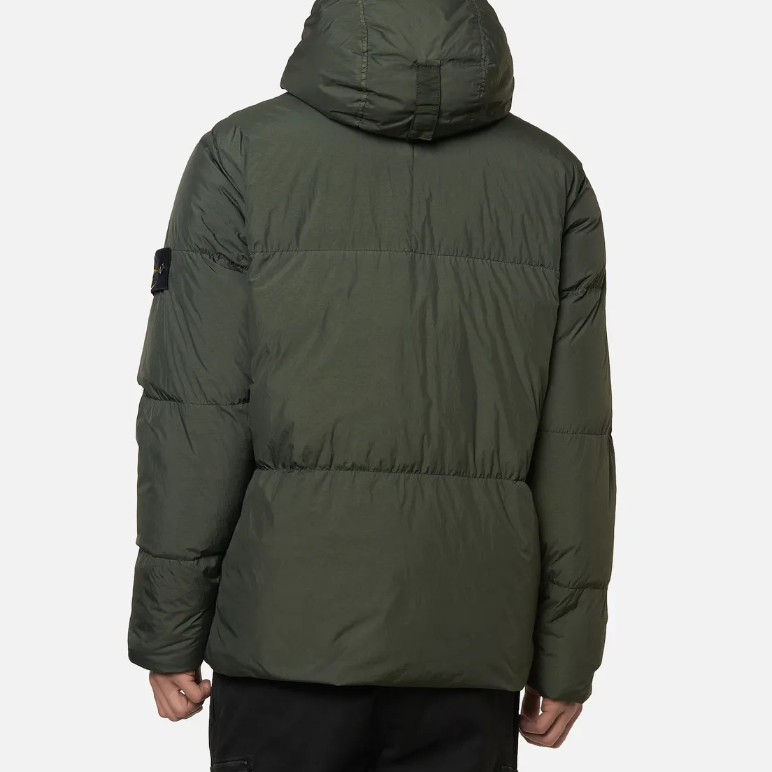 Stone Island Мужской пуховик Crinkle Reps Garment Dyed