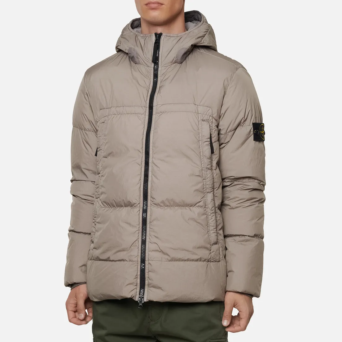 Stone Island Мужской пуховик Crinkle Reps Garment Dyed