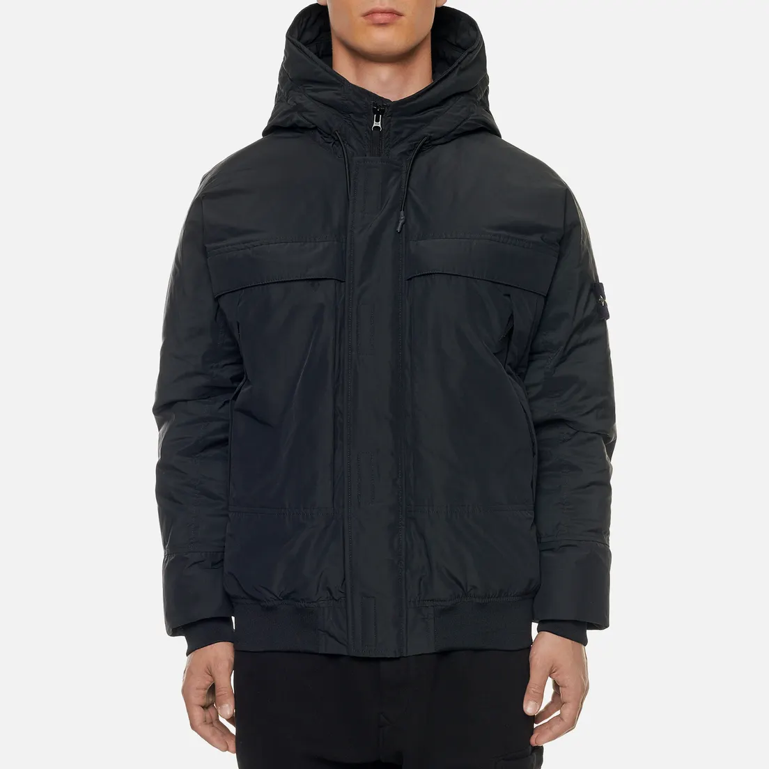 Stone Island Мужская куртка Micro Reps Short Down