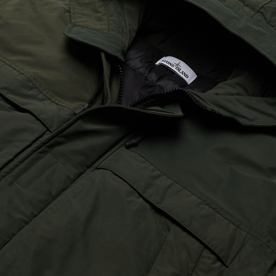 Мужская куртка Stone Island Micro Reps Short Down Moss