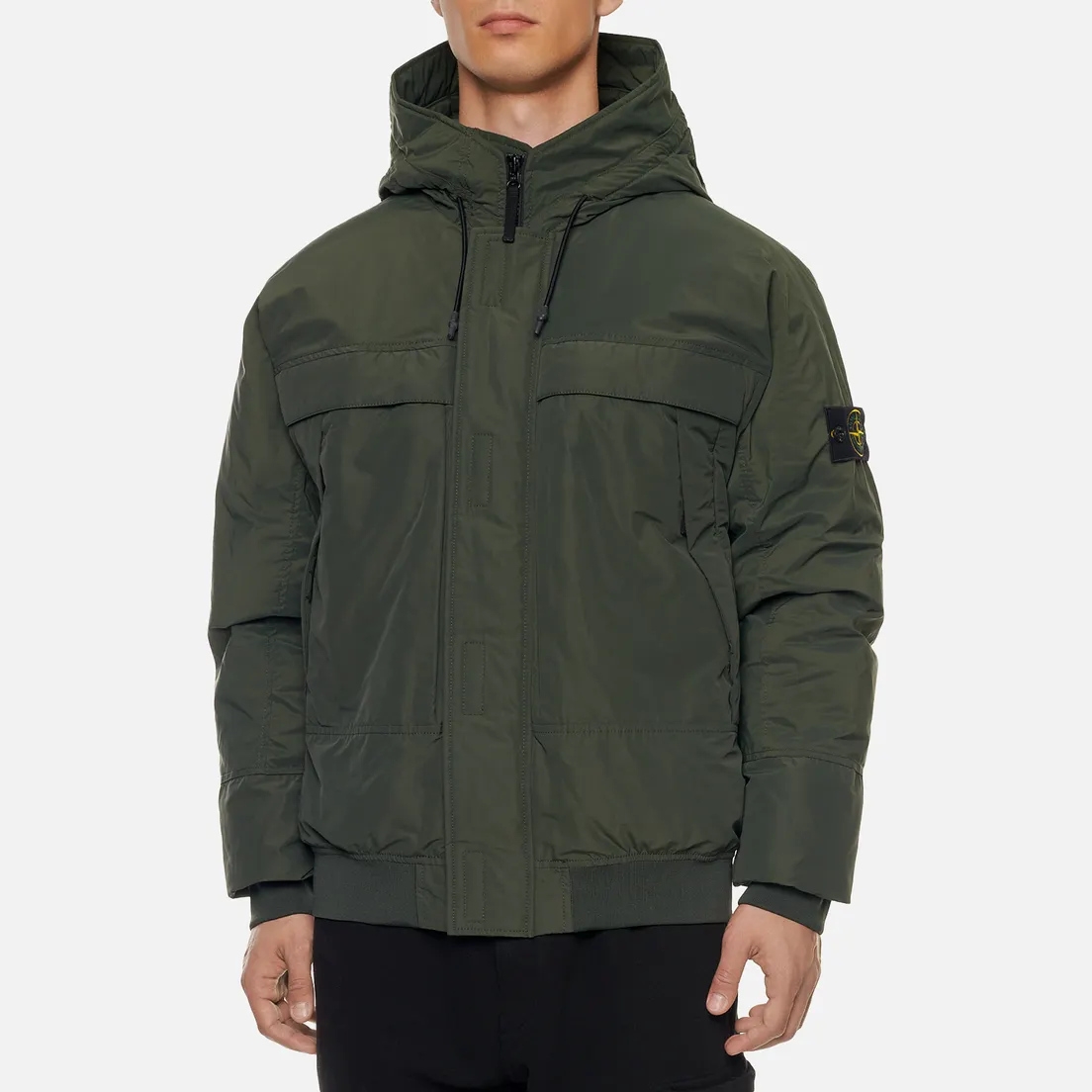 Stone Island Мужская куртка Micro Reps Short Down