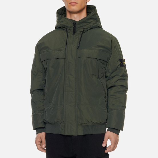 Мужская куртка Stone Island Micro Reps Short Down Moss