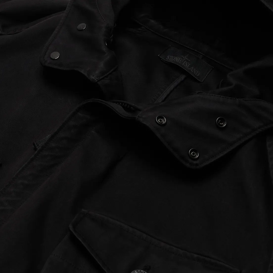 Stone Island Мужская куртка Raso Gommato Double Ghost Piece