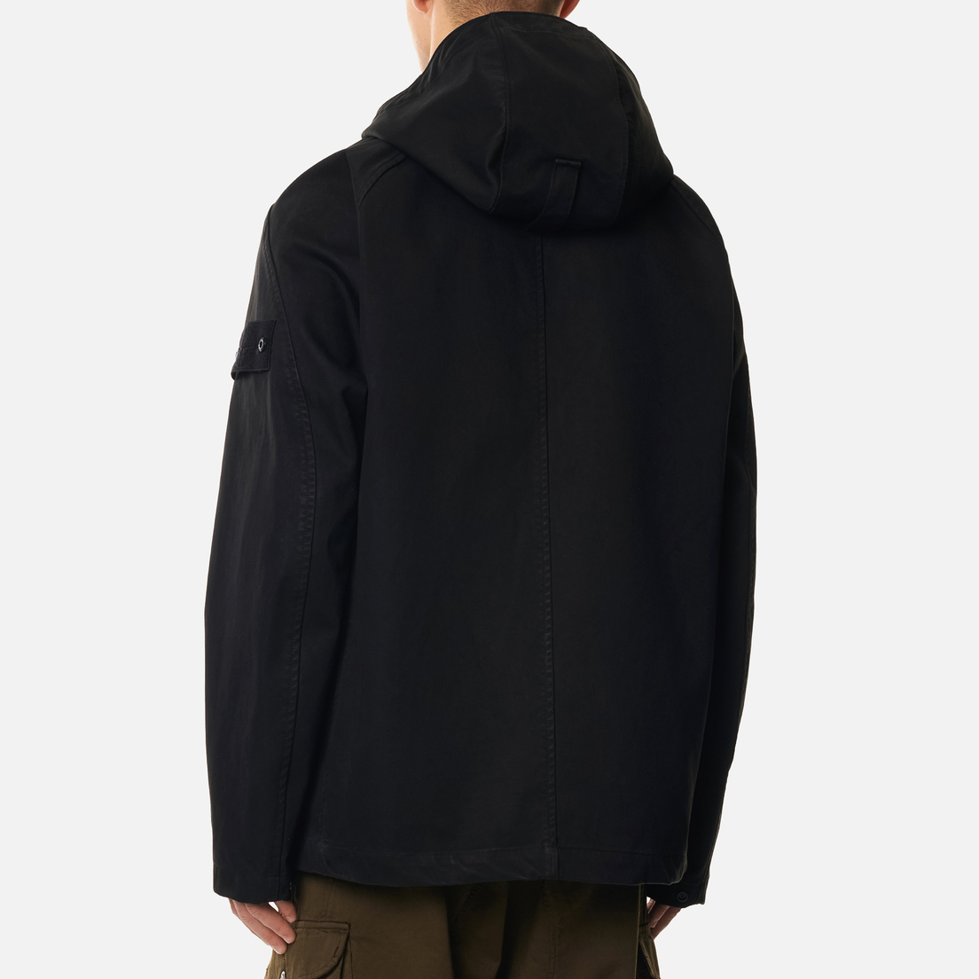 Stone Island Мужская куртка Raso Gommato Double Ghost Piece