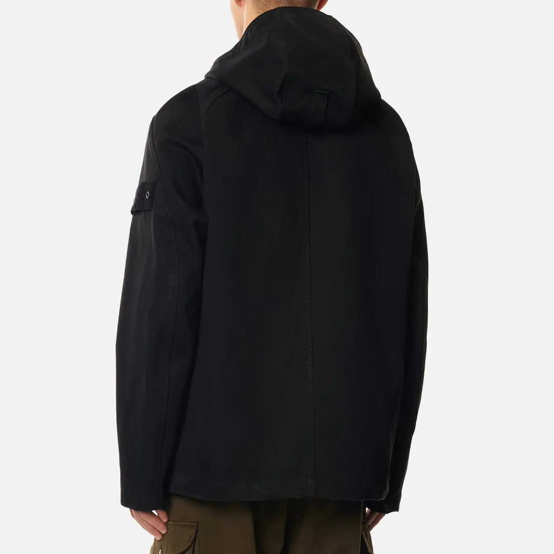 Stone Island Мужская куртка Raso Gommato Double Ghost Piece