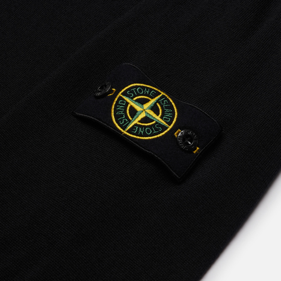 Мужской свитер Stone Island Classic Crew Neck Wool Black
