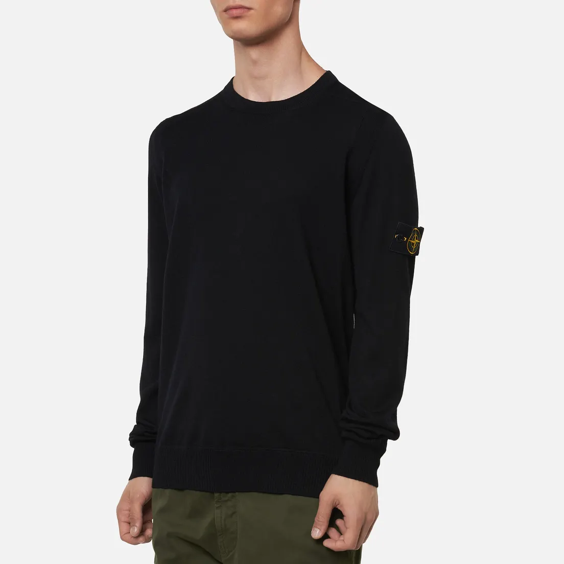 Stone Island Мужской свитер Classic Crew Neck Wool