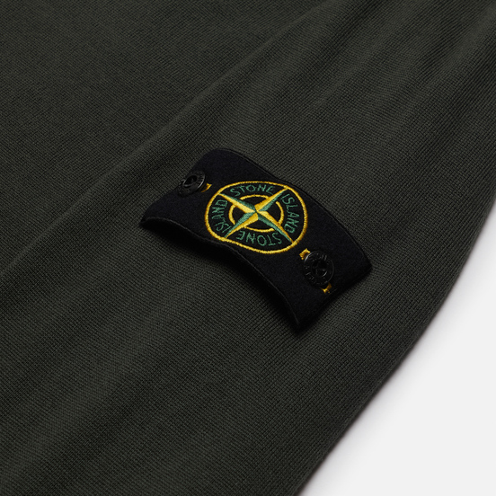 Мужской свитер Stone Island Classic Crew Neck Wool Moss