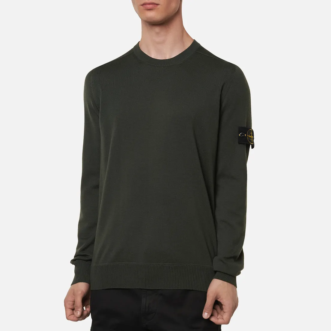 Stone Island Мужской свитер Classic Crew Neck Wool