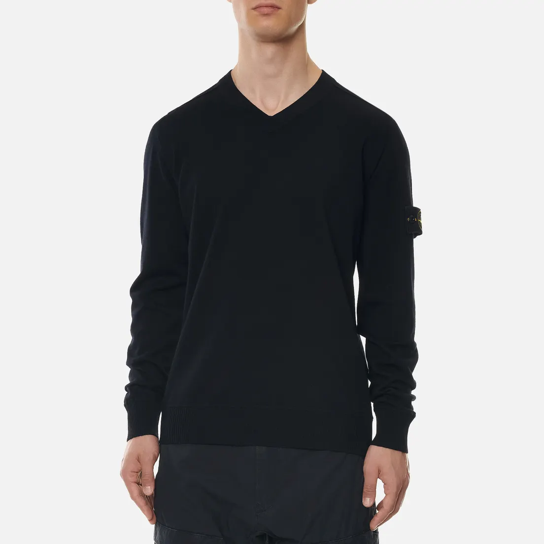 Stone Island Мужской свитер Classic V-Neck Wool