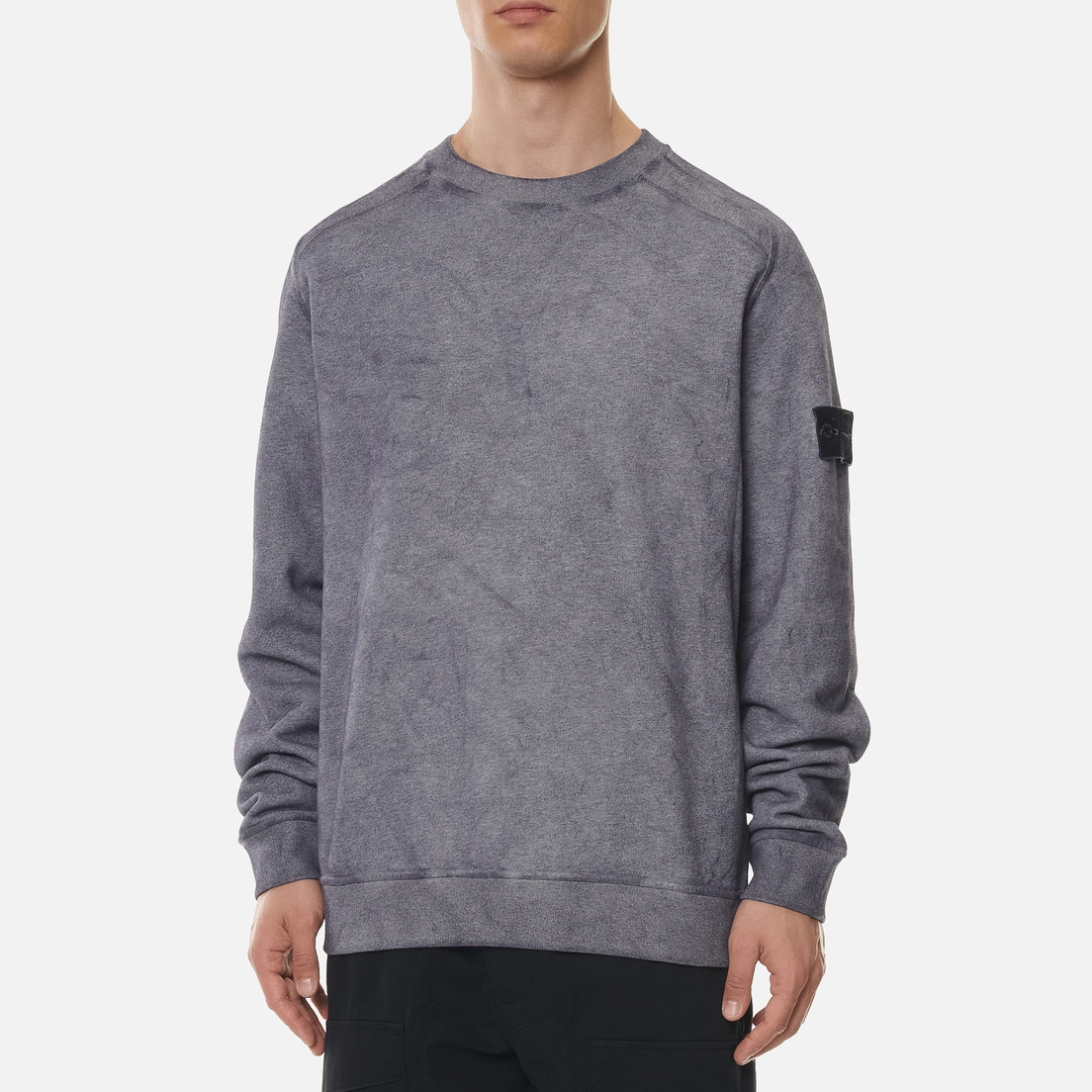 Stone Island Мужская толстовка Dust Colour Treatment Crew Neck