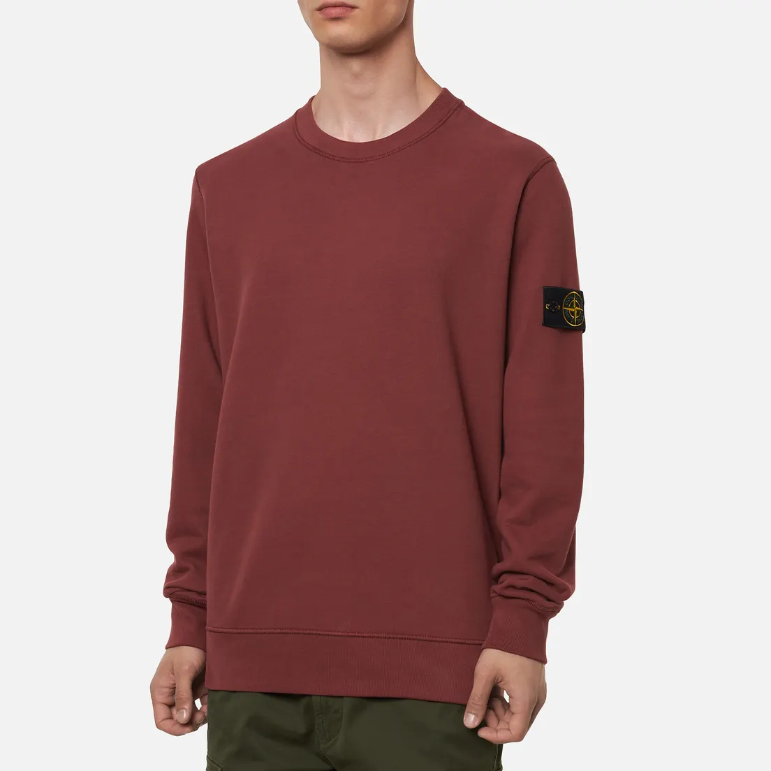 Stone Island Мужская толстовка Crew Neck Cotton Fleece