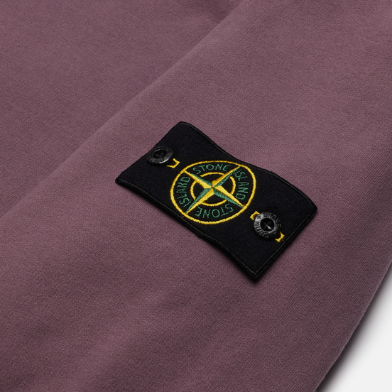 Мужская толстовка Stone Island Crew Neck Cotton Fleece Magenta