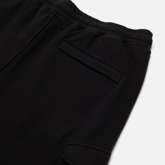 Мужские брюки Stone Island Regular Fit Brushed Cotton Fleece Black