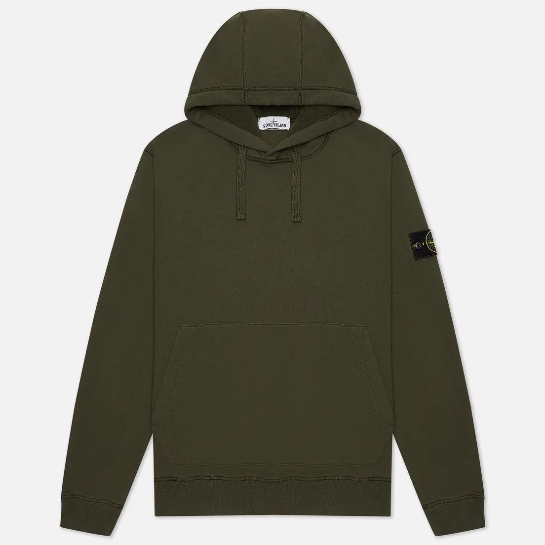 Stone Island Мужская толстовка Hooded Brushed Cotton Fleece