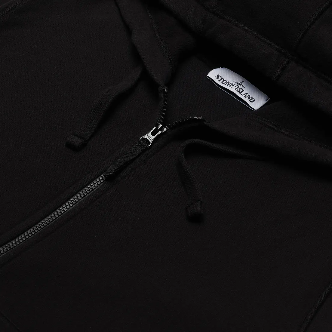 Stone Island Мужская толстовка Hooded Full Zip Brushed Cotton Fleece
