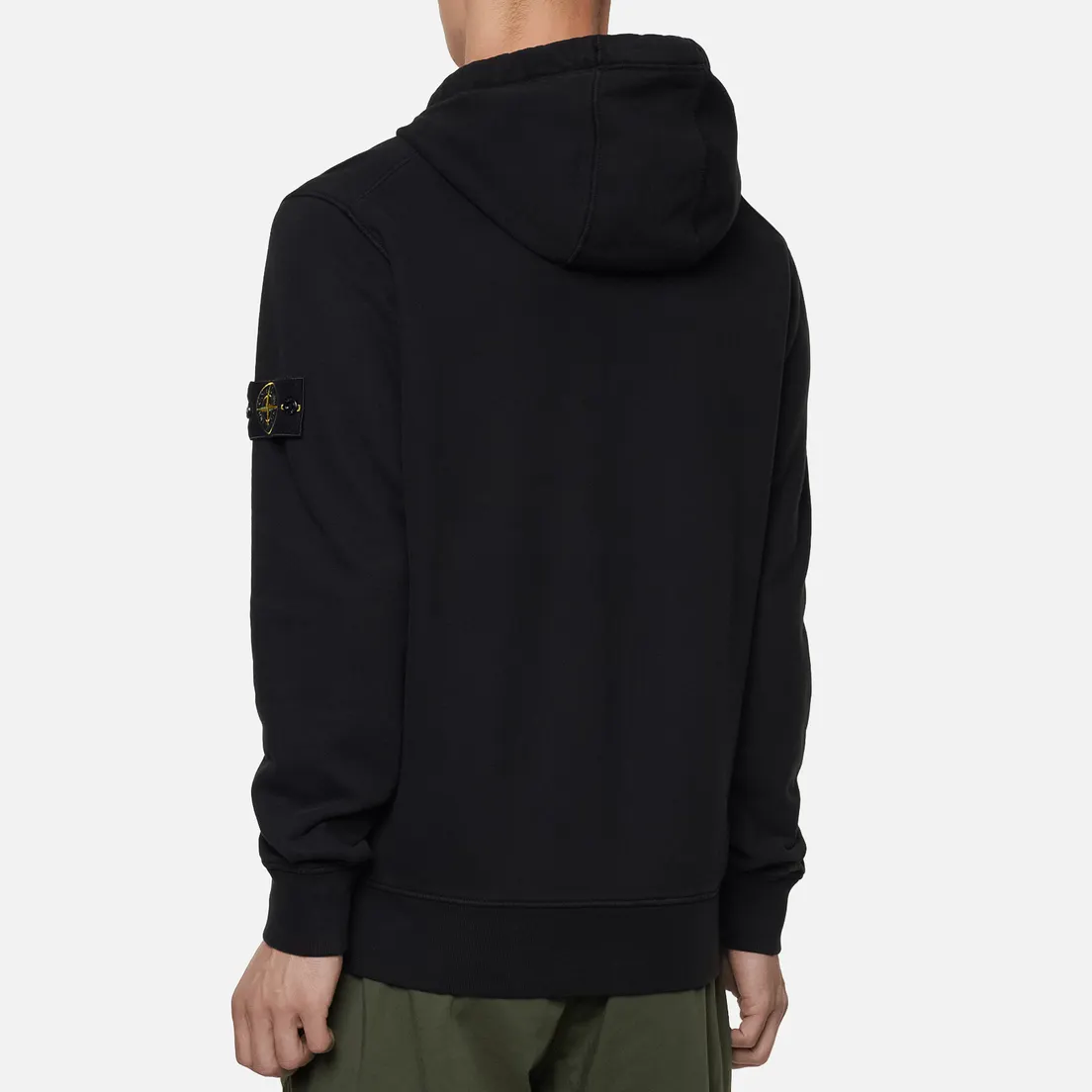 Stone Island Мужская толстовка Hooded Full Zip Brushed Cotton Fleece