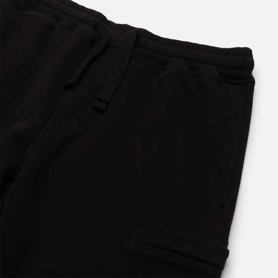 Мужские брюки Stone Island Cargo Cotton Fleece Slim Fit Black
