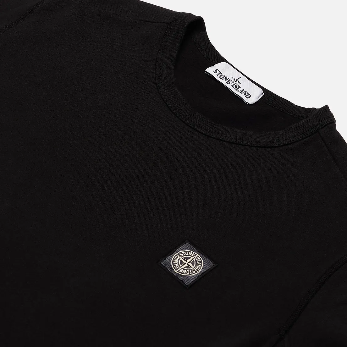 Stone Island Мужская толстовка Compass Patch Logo Crew Neck