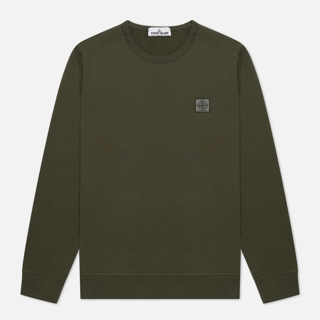 Stone Island Мужская толстовка Compass Patch Logo Crew Neck