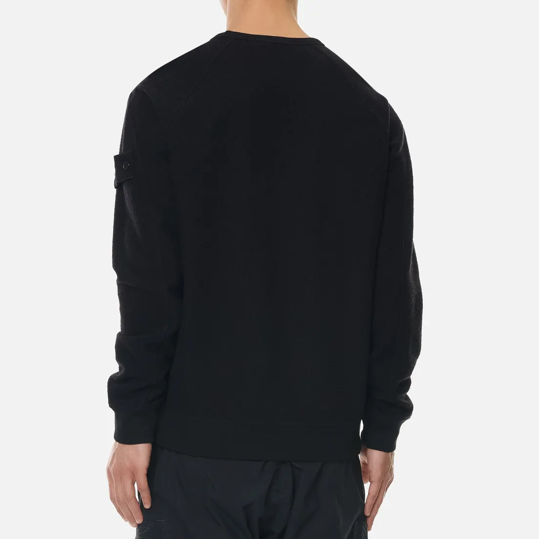 Stone Island Мужская толстовка Ghost Piece Cotton/Wool Crew Neck